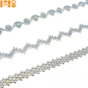 Adornos de Plástico Acrílico Plateado Nuevo de Fábrica 2026, para Coser en Ropa de Danza, Cadena de Diamantes de Imitación, Encaje, Accesorios para Cortinas, en Existencia - Product Image 6