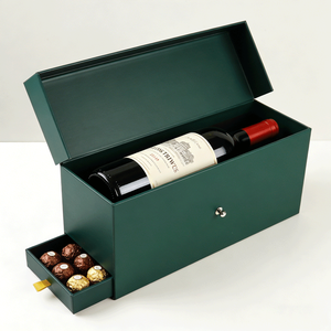 Fabricación OEM, Caja de Regalo de Cartón de Lujo Personalizada con Cierre Magnético, Caja de Papel para Vino y Chocolate con Logotipo - Product Image 2