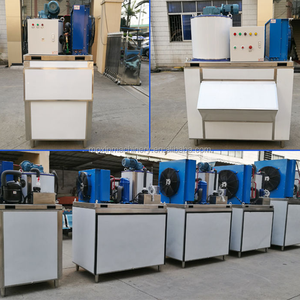 เครื่องทำน้ำแข็งเกล็ดปลาทะเลขนาด3ตันพร้อมคอมเพรสเซอร์เมอร์สันที่เก็บน้ำแข็ง1000กก. สำหรับปลาและอาหารทะเลบนเรือ - Product Image 3