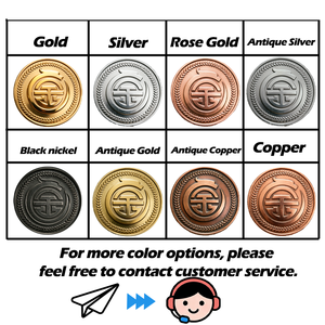 Moneda Conmemorativa Feng Shui Dragón y Fénix Yin Yang Tai Chi <span class=keywords><strong>Bagua</strong></span> con Relieve 2D para la Riqueza y la Prosperidad - Product Image 3