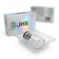 Luxuriöse 3ml 2ml 5ml 10ml Peptid-Fläschchen-Box Gestanzte Karton-Papierverpackung Markenindividuelle Luxus-Flaschenetiketten für Peptid-Fläschchen