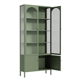 Armario de exhibición de metal personalizado <span class=keywords><strong>para</strong></span> dormitorio, sala de estar, almacenamiento <span class=keywords><strong>para</strong></span> el hogar <span class=keywords><strong>con</strong></span> puerta de cristal, estantes <span class=keywords><strong>para</strong></span> <span class=keywords><strong>libros</strong></span>, <span class=keywords><strong>muebles</strong></span> <span class=keywords><strong>para</strong></span> tiendas de <span class=keywords><strong>libros</strong></span> - Product Image 6