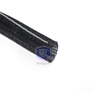 ปลอกหุ้มสายไฟแบบเปิดด้านเดียว HongDun ZCP Open Design SelfWrapping PET Braided Sleeve  แบบม้วนได้เอง ป้องกันสายเคเบิล ขนาดเส้นผ่านศูนย์กลาง 5~38 มม. - Product Image 1