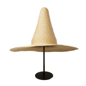 <span class=keywords><strong>Cappello</strong></span> da <span class=keywords><strong>Mago</strong></span> Retrò a Punta con Tesa Larga in Paglia di Grano, <span class=keywords><strong>Cappello</strong></span> da <span class=keywords><strong>Mago</strong></span> per Spettacoli, Sfilate e Halloween - Product Image 2