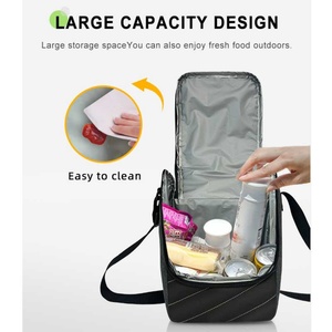 Grand sac isotherme portable de 15 L pour pique-nique, usage commercial, motif lettres, pour repas d'hiver, vente ambulante, camping en plein air - Product Image 5