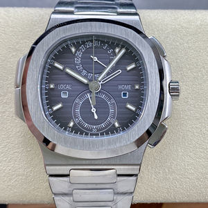 Montre automatique de luxe pour homme, complexe, multifonction, sertie de diamants - Product Image 5