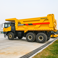 Camion benne minier rigide de 90 tonnes Shantui SK135 pour le transport de minerai et de roche et la production en exploitation ouverte
