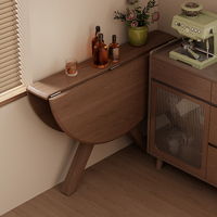 Table à manger moderne pliante en bois massif de style chinois pour petit appartement Table à manger pliable