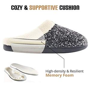 Memory Foam Fuzzy <strong>Slippers</strong> Men Women <strong>Comfortable</strong> Plush Indoor <strong>House</strong> Shoes Soft Warm Home Footwear - Product Image 4