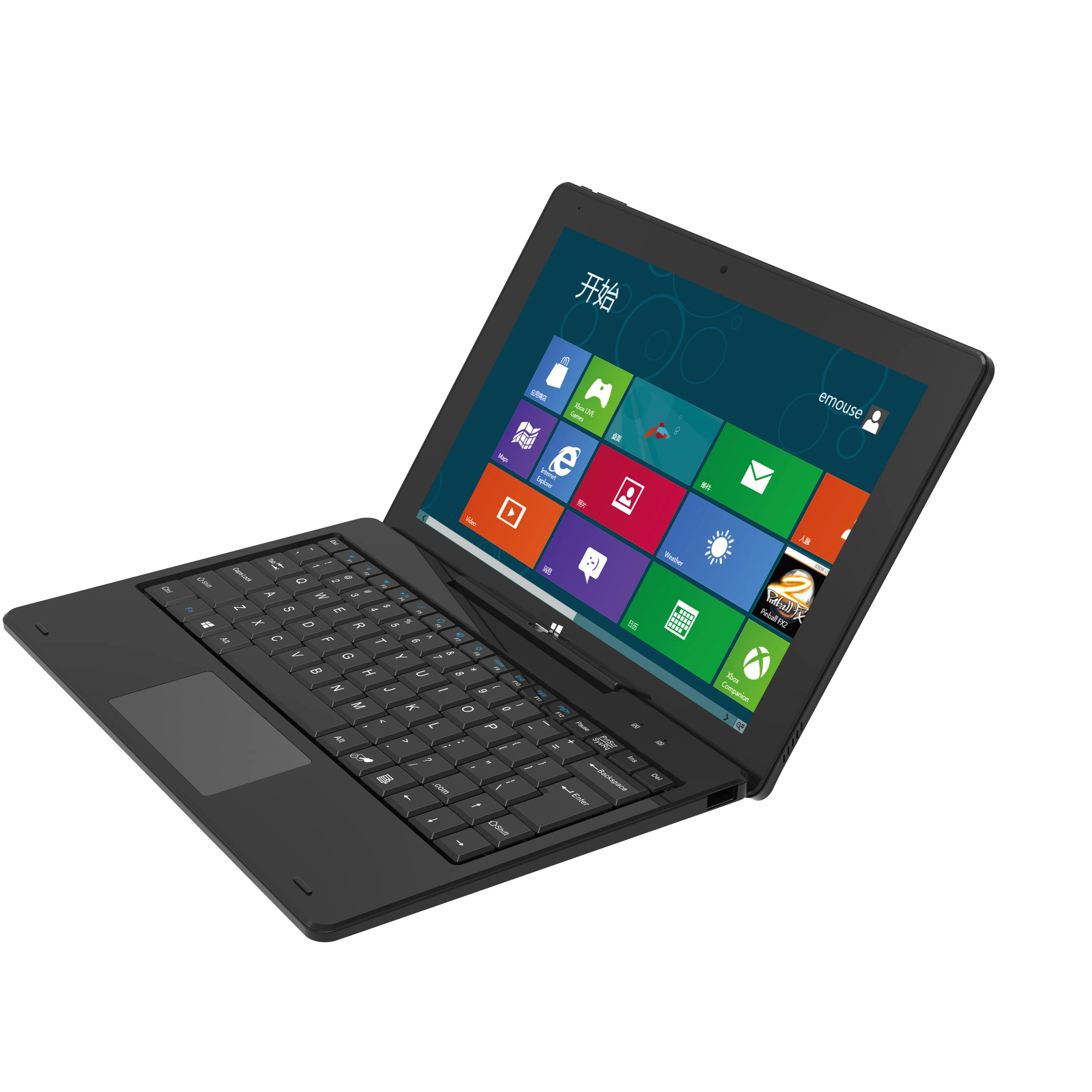 OEM/ODM 10.1 인치 windows 태블릿 pc 인텔 노트북 2 1 태블릿 윈도우 11 터치 스크린