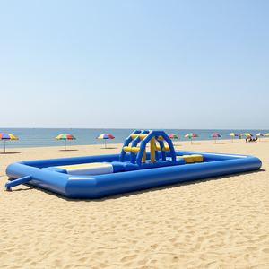 Deportes para adultos, parques acuáticos, divertido juego de obstáculos flotante inflable para lago para entusiastas de los deportes acuáticos - Product Image 1
