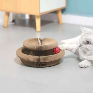 Juguetes Magnéticos Interactivos para Gatos, Plegables y Transformables, con Formas Modernas Personalizables, con Campanas y Pelota para Gatitos, Venta al Por Mayor - Product Image 3