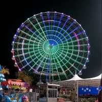 Grande roue de 50m pour parc d'attractions, à vendre, pour le carnaval