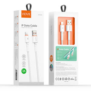 สายชาร์จเร็ว VIDVIE <span class=keywords><strong>รุ่น</strong></span>ปรับแต่งพิเศษ 3A สำหรับ iPhone 13/14 11 Pro สายถักไนลอนแบบ Type-C สำหรับ Apple ใช้กับหูฟังได้ - Product Image 4