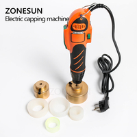 ZONESUN 28-32mm capsuleuse de bouteille en plastique 110/220V outil de capsulage de bouteille à main 10-50mm capuchon vis capsuleuse manuelle
