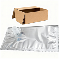 Pochette liquide debout de qualité alimentaire de 10 L avec valve, matériau PET/AL/NY/PE, emballage thermoscellable pour sauce tomate