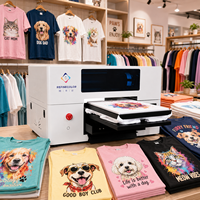 Impresora DTG Inteligente Refinecolor, Máquina de Impresión de Camisetas y Sudaderas, Impresora Directa a Prenda de Escritorio, Impresora de Ropa A3, Fácil de Usar