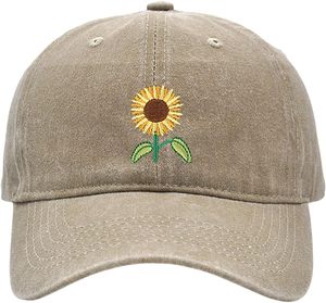 Dandy Unisex moda bordado sombrero Vintage lavado algodón gorra de béisbol ajustable sombreros - Product Image 3