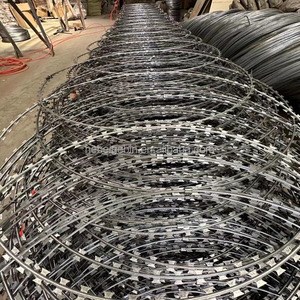 Bto16 dao cạo dây 1100mm Đường kính mạ kẽm Vòng Hàng rào bài cho concertina dao cạo dây thép gai hàng rào - Product Image 5