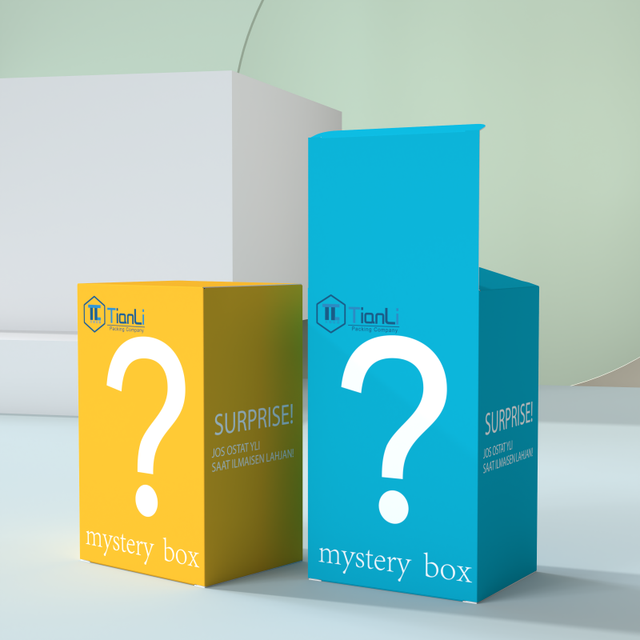 Biodegradable Mystery Paper Box Customized Exquisite Toy Mystery Box Wholesale Cosmetic Products Mystery Box