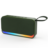 Haut-parleur Bluetooth portable de haute qualité avec subwoofer stéréo 360°, best-seller, sans fil, éclairage LED RGB, radio FM, coloré, pour l'extérieur