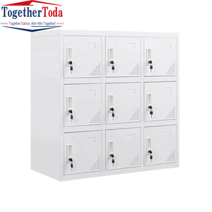 Armoire de rangement en métal coloré de petite taille, fournie par l'usine, ensemble organisateur de sacs d'école pour étudiants ou usage en salle de sport - Product Image 6