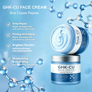 <span class=keywords><strong>Crema</strong></span> Facial <span class=keywords><strong>de</strong></span> Péptidos <span class=keywords><strong>de</strong></span> Cobre Azul GHK-Cu <span class=keywords><strong>de</strong></span> Marca Privada <span class=keywords><strong>para</strong></span> Reparación <span class=keywords><strong>de</strong></span> Arrugas, Cuidado <span class=keywords><strong>de</strong></span> <span class=keywords><strong>la</strong></span> <span class=keywords><strong>Piel</strong></span>, Hidratación y Firmeza - Product Image 2