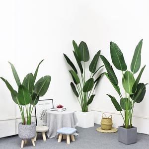 Ornements de salon : oiseau de paradis, bonsaï, plantes vertes, sirènes artificielles - Product Image 2
