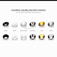 Couverture anti-éblouissement PC éclairage commercial optique Led matière plastique lumières réflecteurs ronds Cob Led réflecteur