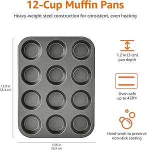 Eco-Friendly 12-Cavity Round Cylinder Silicone Mold 12 Cups Muffin Soap Molds for Handmade Shower Steamer Beeswax Candles - Product Image 3