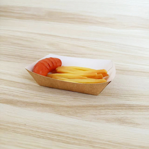 <span class=keywords><strong>Barquette</strong></span> en papier couché imprimée sur mesure pour frites, hamburgers, snacks, emballage de restauration rapide, <span class=keywords><strong>barquette</strong></span> alimentaire jetable - Product Image 1