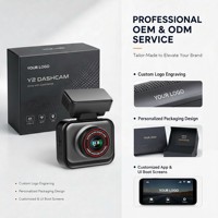 Caméra de tableau de bord 4K à double objectif, 170 degrés avant, 1080P, contrôle par application WiFi, surveillance de stationnement 24h/24, caméra DVR pour voiture