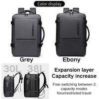 Tas Ransel Oxford Anti Air untuk Anak Laki-laki dengan USB, Kapasitas Besar, Muat Laptop 17.3 inci, Multifungsi untuk Bisnis & Pelajar