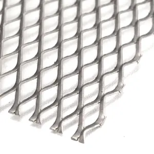 Hot dip galvanis kawat jala berjalan metal yang diperluas mikro pagar berlapis seng Harga jala metal