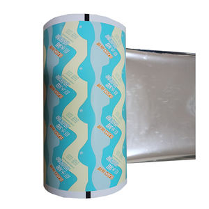 סרט פלסטיק לגליל אריזה, תרכובת PET+PE לבן, הדפסה מט בהתאמה אישית של היצרן - Product Image 5