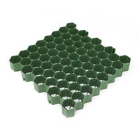 Grille de gazon HDPE pour toit, jardin, parking, vert, compressif et porteur