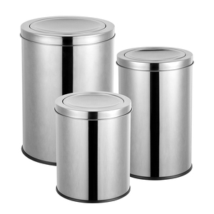 Thùng Rác Xoay Nắp Rảnh Tay, Thùng Rác Mở Nắp Hộ Gia Đình Có Nắp Xoay - Product Image 3