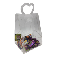 Vente en gros de petites boîtes à gâteaux en métal mignonnes avec logo personnalisé avec poignée emballage de bonbons transparent fête faveurs de mariage forme personnalisée