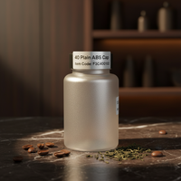 Bouteille pharmaceutique en PET givré argenté de haute qualité 120cc avec bouchon à vis pour pilules et capsules