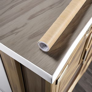Arthome Glossy Self-Adhesive <b>Vinyl</b> Decorative Film 42cmx3m Peel Stick for Countertops Cabinets Furniture Surfaces <b>Walls</b> Easy - Product Image 2