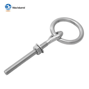 HIDEA - Boulon <span class=keywords><strong>à</strong></span> œillet avec <span class=keywords><strong>anneau</strong></span> rond - Acier inoxydable 304 316 poli - Boulon <span class=keywords><strong>à</strong></span> vis de 5 <span class=keywords><strong>à</strong></span> 12 mm - Pour la fixation de cargaisons - Utilisation industrielle - Product Image 4