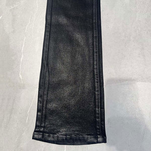 <span class=keywords><strong>Jeans</strong></span> Neri Effetto Cerato a Zampa d'Elefante di Alta Qualità, Pronta Consegna e Spedizione Rapida - Product Image 3