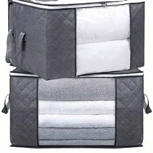 Foldable Non-woven Fabric Clothes <b>Storage</b> <b>Drawers</b> Bag, Clothing <b>Storage</b> Box <b>Drawer</b> with Clear Window - Product Image 1