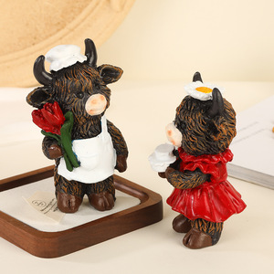 Ornamento Desktop di bue rosa romantica e zodiaco-un regalo commovente per la tua ragazza o cari amici - Product Image 1