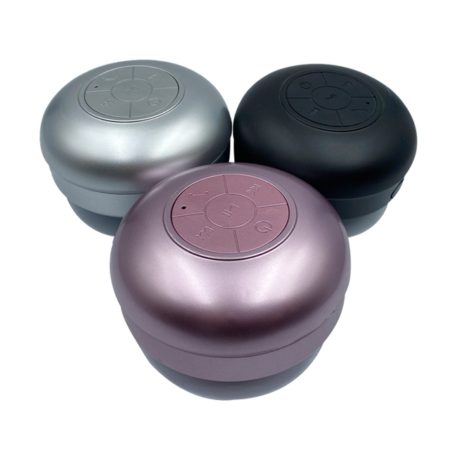 Waterproof Mini for 3.5mm Shower Speaker Portable Wireless for Bathroom Outdoor Computer Use Gift Promotion