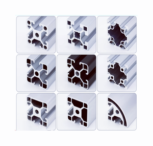 Tùy chỉnh Khung nhôm công nghiệp 6000 loạt phòng sạch xưởng sản xuất 40*40 t Khe nhôm ép đùn cắt hồ sơ - Product Image 6