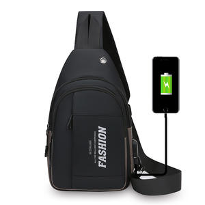 Fashion Men's Chest <b>Bag</b> Nylon Single Shoulder <b>Bag</b> Breathable Leisure Travel Solid Color Spring 2026 - Product Image 3