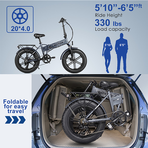 Vélo ENGWE personnalisé ODM/OEM/RTS 20 pouces EP-2 Pro, stock UE/Royaume-Uni, 48V13Ah 250W 25KM/H, vélo à pneus larges EP-2 PRO Engwe Ep-2 Pro EP-2 PRO - Product Image 2