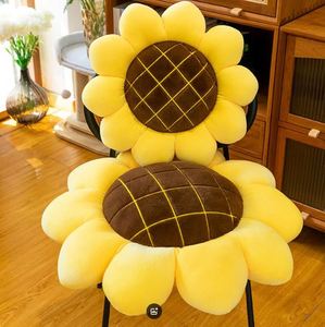 Popular Flower Floor Pillow Sunflower Shape Cushion Cute Seating Pad Chair Cushion Oversized <b>Throw</b> Pillow for Home Decoration - Product Image 4