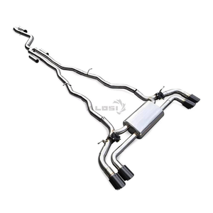 Convient pour BMW 540 540i X <span class=keywords><strong>Drive</strong></span> G30 G38 3.0T B58, échappement Valvetronic, tuyau d'échappement à quatre sorties, modification de performance de course - Product Image 2